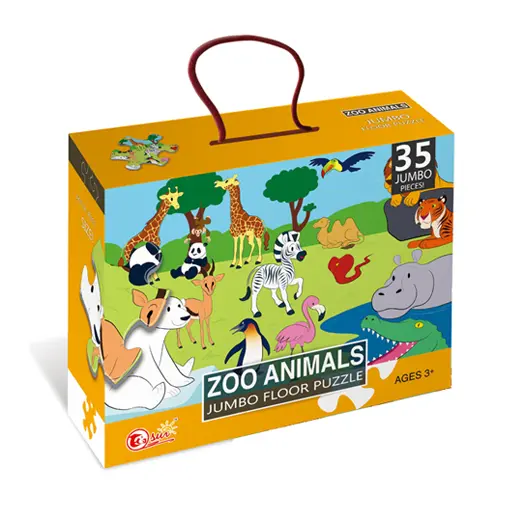 Puzzel wilde dieren 35 grote stukken