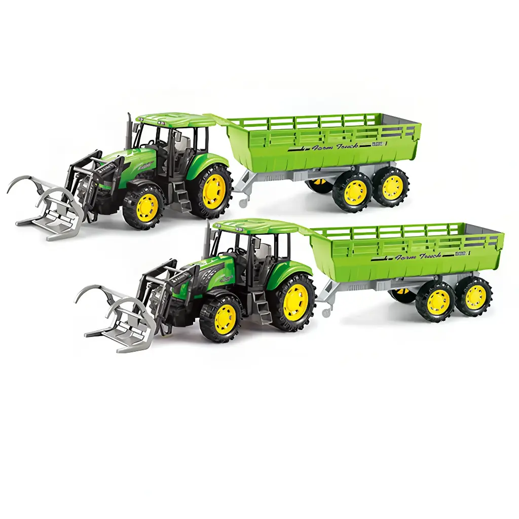 F/P Farm tractor with trailer