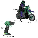 2.4G 1:18 PURPLE MOTORCYCLE WITH 4 CHANNELS