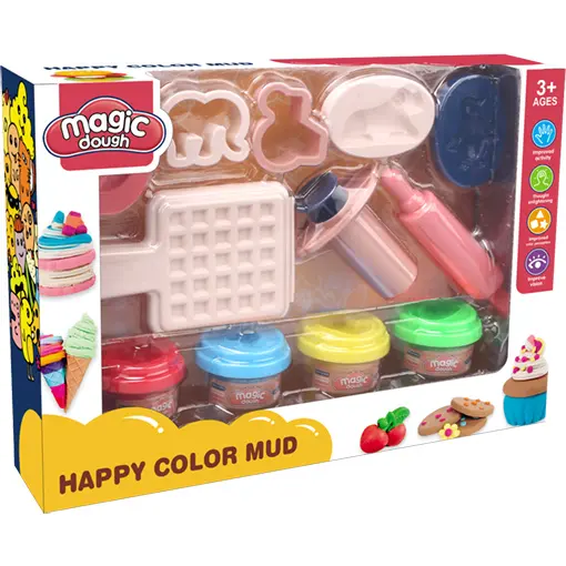 Pâte à modeler : usine de gaufres et de biscuits