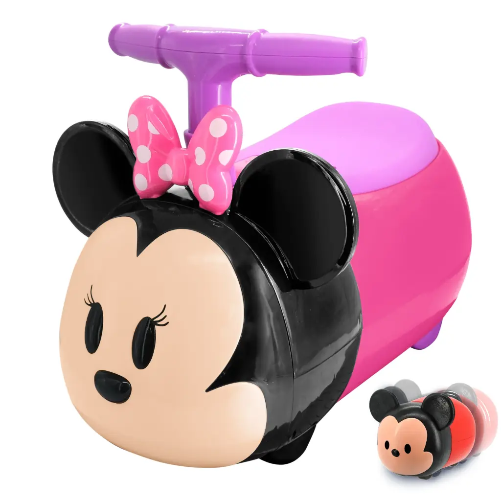 KIDDIELAND Minnie Zoom Ride-On – With sounds and mini Zoom car!