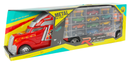 Transporter with 11 vehicles, accessories and launch pad
