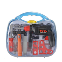 Boîte à outils avec perceuse et accessoires