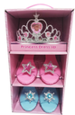 Prinses kroon en schoenen speelset (2 stuks)