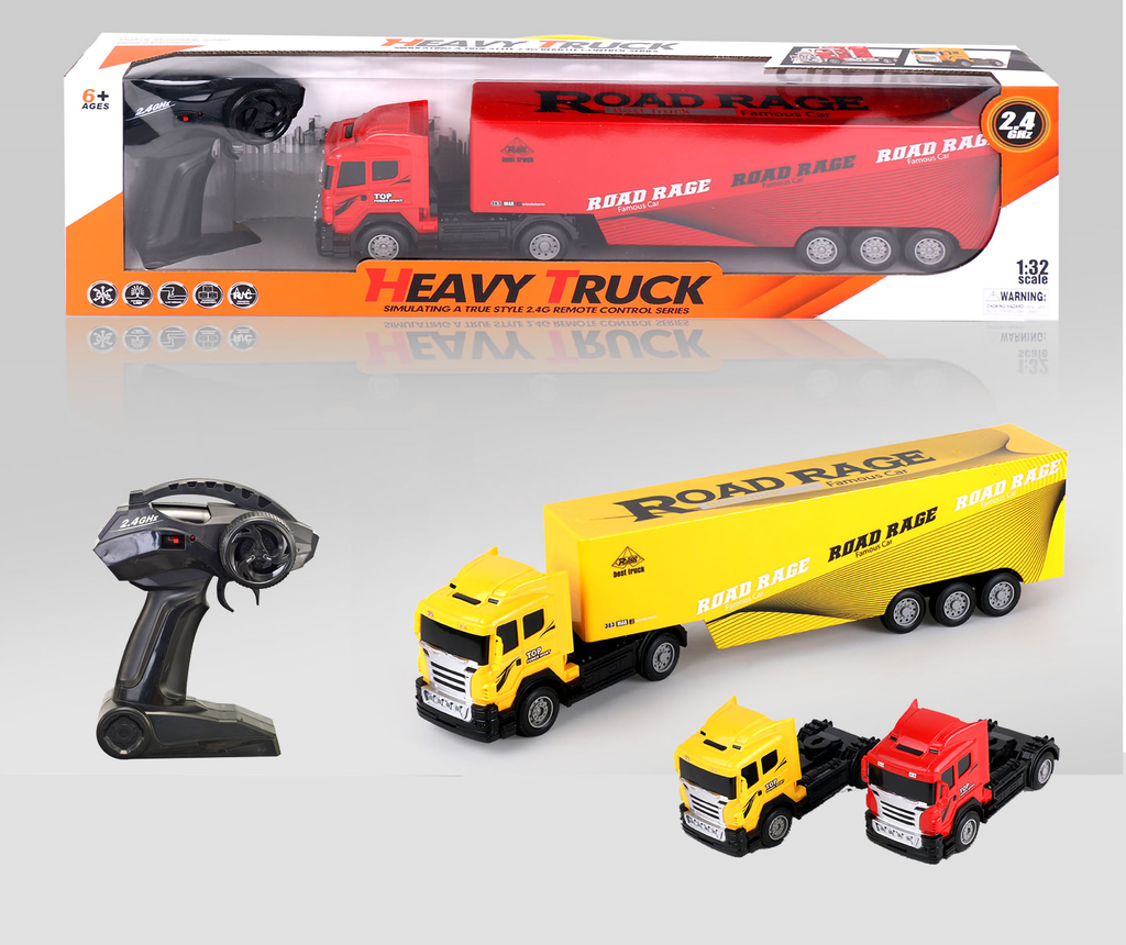 R/C 1/32 Radio Control Truck Transporter 2.4ghz with lighting, 4 channels