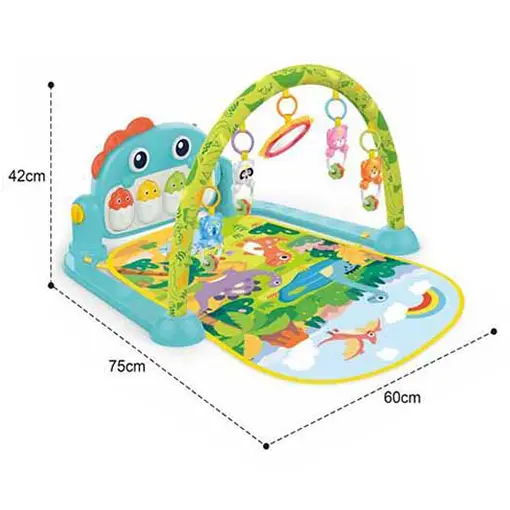 HUANGER Dinosaur fitness arch with music and lights