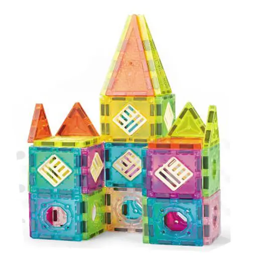 [CH1042] 5,5 cm magnetische bouwstenen, 48 stks