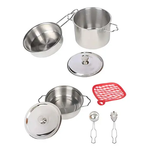 [1818-4] Ensemble de casseroles en acier inoxydable