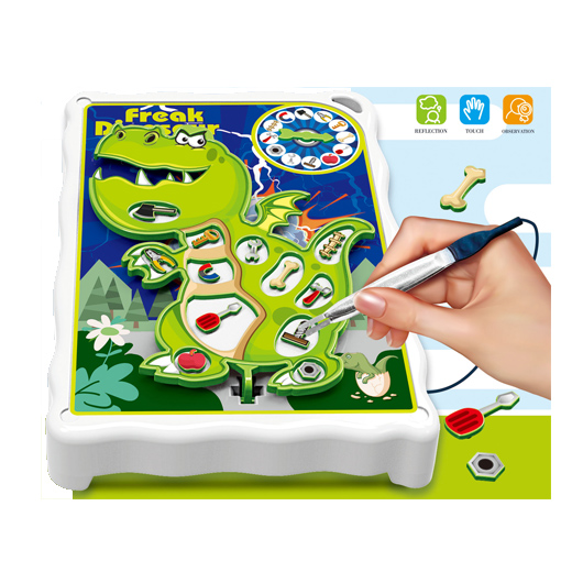 [1295] Jeu d'action pour enfants "FREAK DINOSAUR" . Opère le dinosaure!