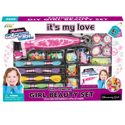 [868-17] Creatieve set: vlechtmachine en accessoires