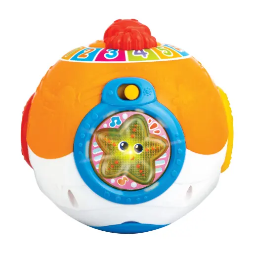 [230601-NL] WINFUN Roll ‘N Learn Activity Ocean Ball avec des sons amusants, des mélodies joyeuses et des lumières clignotantes