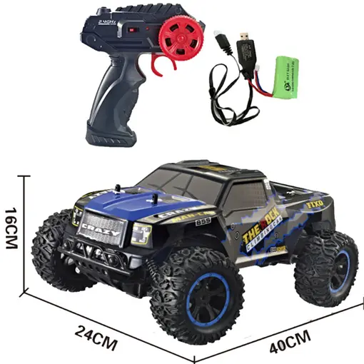 R/C telegeleide strandbuggy 1/10, 2,4 GHz, 12 km/u