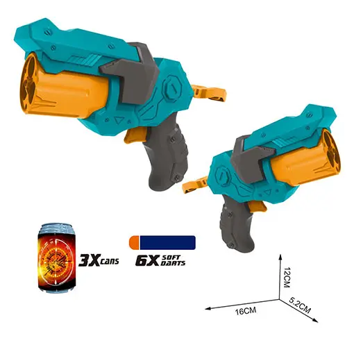 [DY6067-2] Speelgoedpistool met zachte kogels