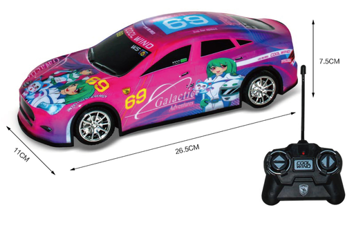[698-56/69] R/C remote controlled car COOL WIND Girly 1/18 27mhz