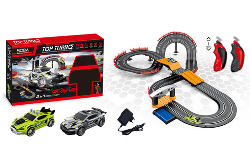 [A49-6A] Race track 3 in 1 with electronic lap counter