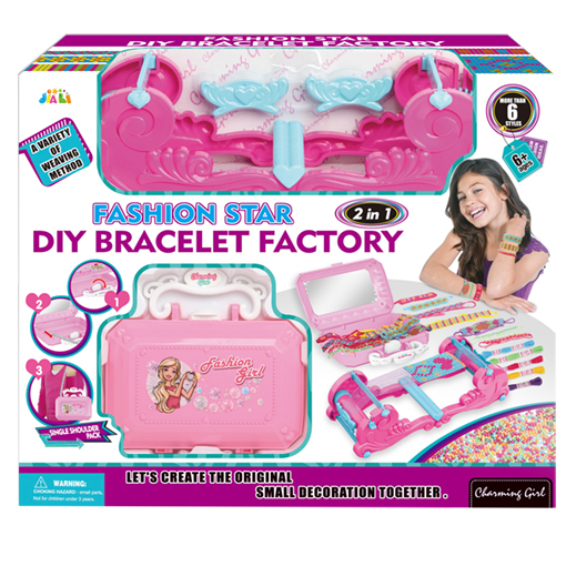 [868-74] kit créatif machine à bracelet indiens avec coffret rangement