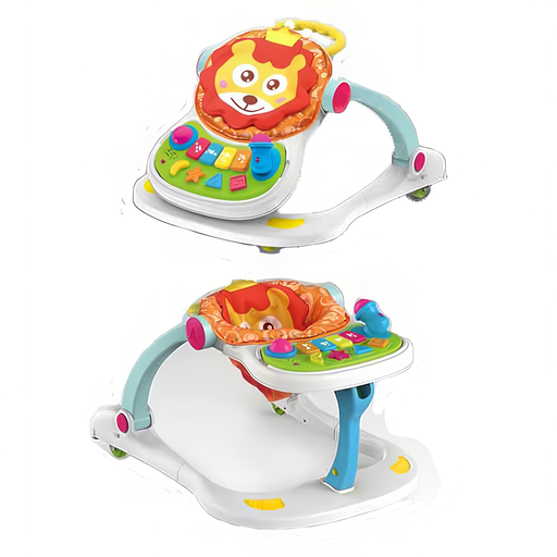 [HE0802] TROTTEUR MULTIFONCTION 4 EN 1, CHAISE POUR LE REPAS